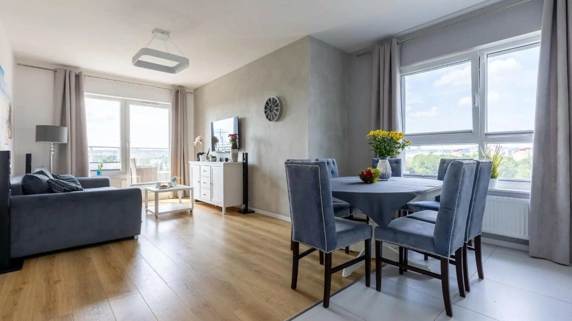 Apartament Panorama I 2 Sypialnie I Widok Na Morze I Wanna - Comfy Apartments Gdansk Poland