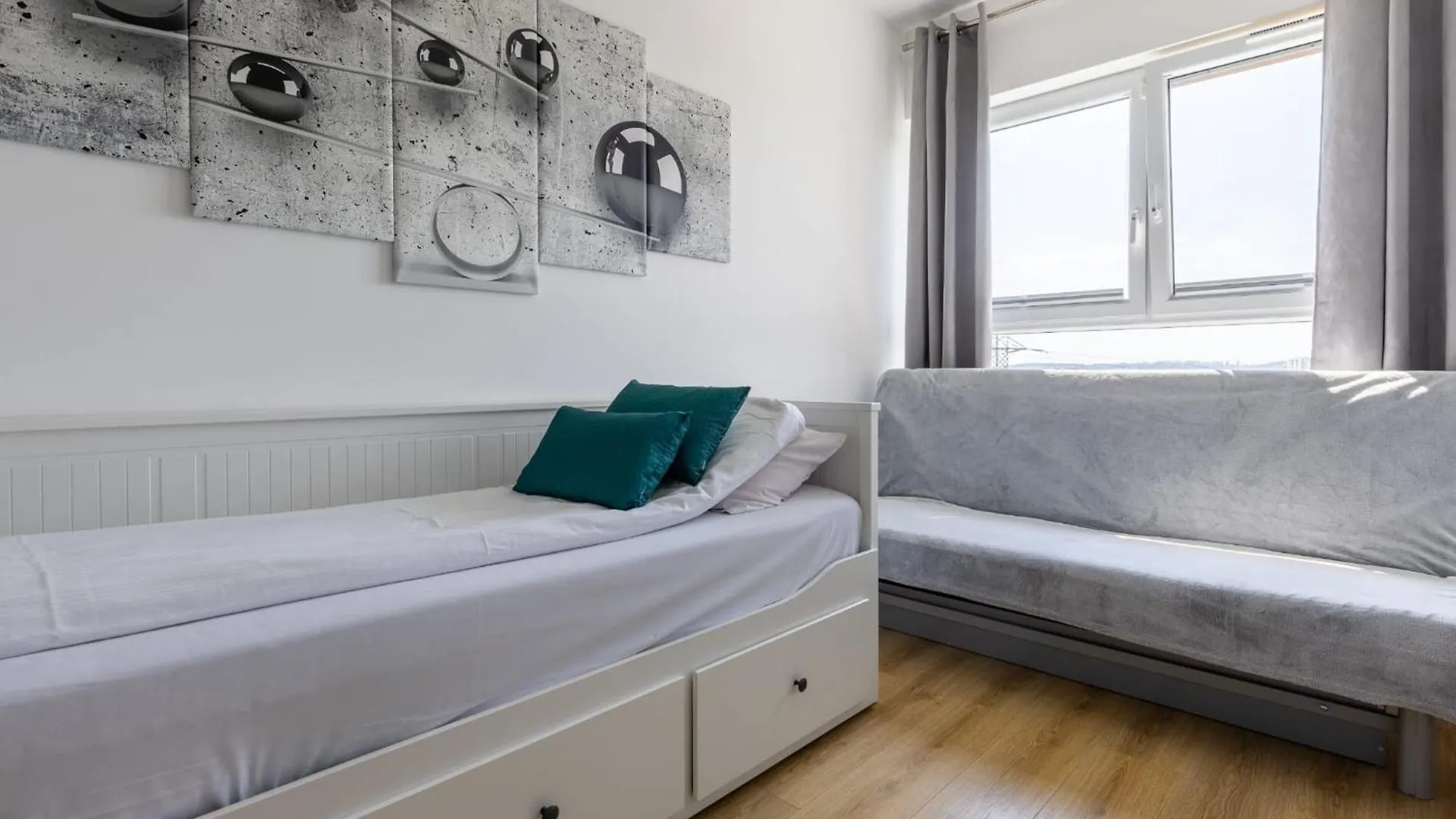 Apartament Panorama I 2 Sypialnie I Widok Na Morze I Wanna - Comfy Apartments Gdansk